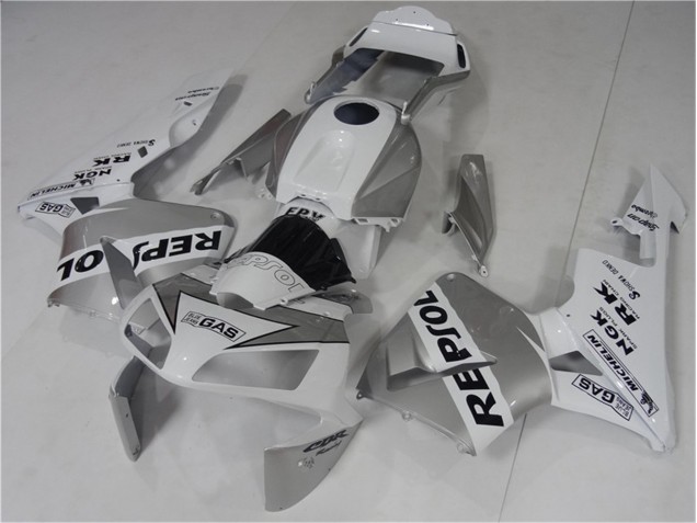 Argent Blanc Noir Repsol Carénages Honda CBR 600 RR 03-04