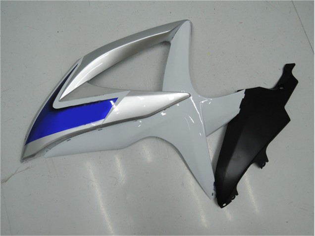 Blanc Argent Bleu Carénage Suzuki GSXR 600 / 750 K8 08-10