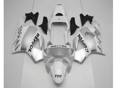 Blanc Argent Noir Repsol Carénage Honda CBR 900 RR 954RR 02-03