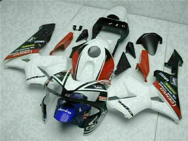 Blanc Bleu Carénage Honda CBR 600 RR 03-04