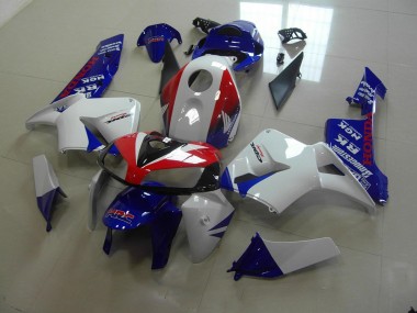 Blanc Bleu Rouge HRC Carénage Honda CBR 600 RR 05-06