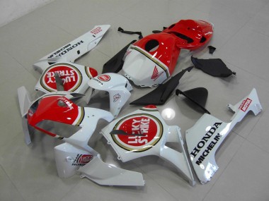 Blanc Nacré Lucky Strike Carénage Honda CBR 600 RR 05-06