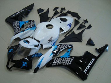 Blanc Noir Bleu Carénage Honda CBR 600 RR 07-08