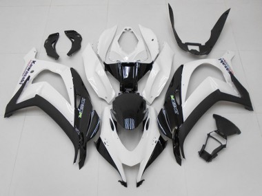 Blanc Noir Carénage Kawasaki ZX10R 16-19