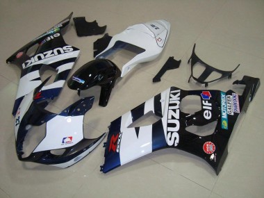 Blanc Noir Elf Carénage Suzuki GSXR 1000 K3 03-04