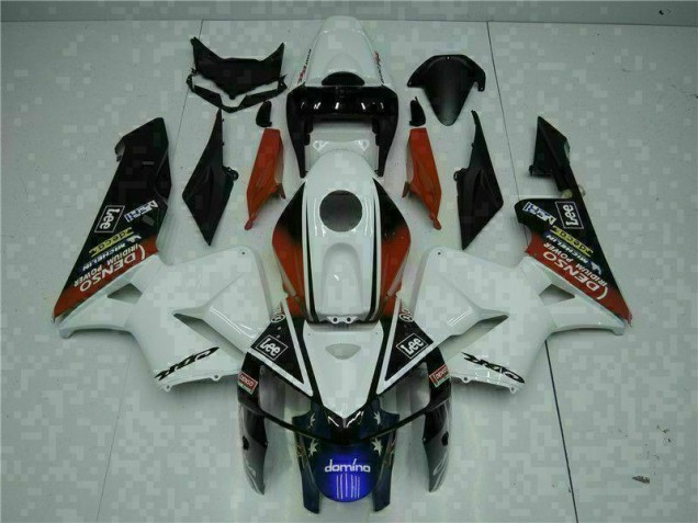 Blanc Rouge Noir Lee Carénage Honda CBR 600 RR 05-06