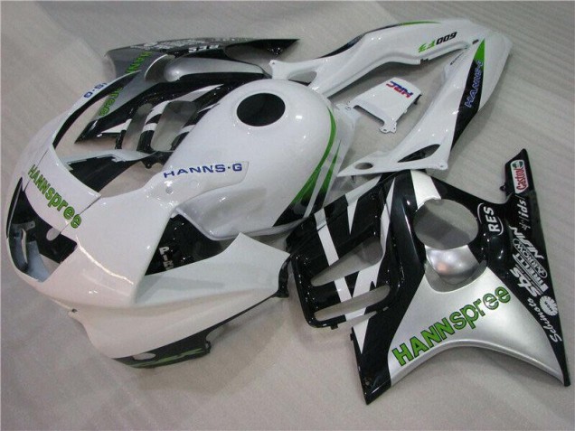 Blanc Vert Hannspree Carénage Honda CBR 600 F3 95-98