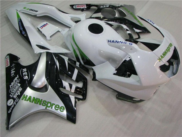 Blanc Vert Hannspree Carénage Honda CBR 600 F3 95-98