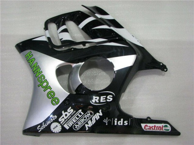 Blanc Vert Hannspree Carénage Honda CBR 600 F3 95-98