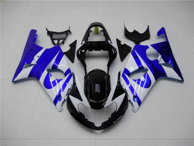 Bleu Blanc Carénage Suzuki GSXR 1000 K1 00-02