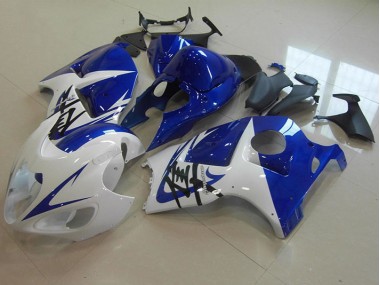 Bleu Blanc Carénage Suzuki GSXR 1300 Hayabusa 96-07