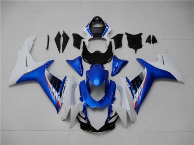 Bleu Blanc Carénages Suzuki GSXR 600 / 750 K11 11-24