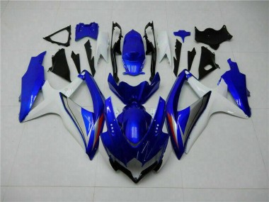 Bleu Blanc Carrosserie Suzuki GSXR 600 / 750 K8 08-10