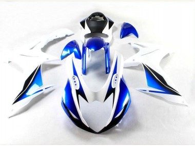 Bleu Blanc Kit Carénages Complet Suzuki GSXR 600 / 750 K11 11-24