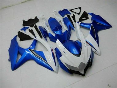 Bleu Blanc Kit Carénages & Plastique Suzuki GSXR 600 / 750 K8 08-10