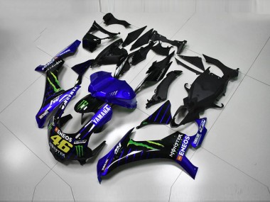 Bleu Bleu Blanc ENEOS 46 Monster Carénage Yamaha R1 15-19