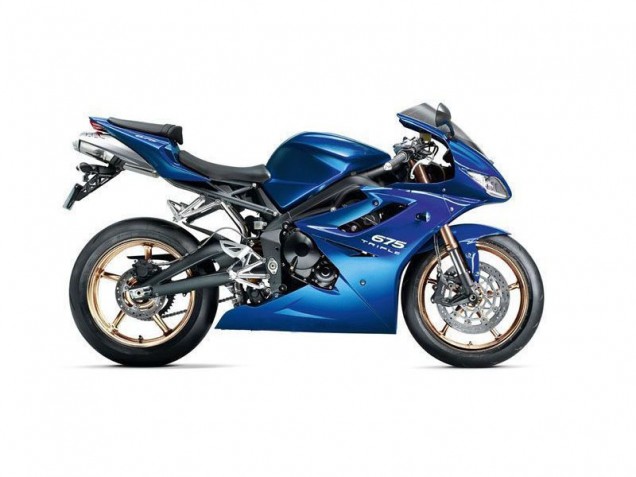 Bleu Carénage Triumph Daytona 675 Triple 06-08