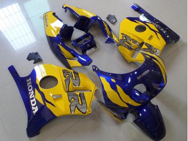 Bleu Jaune Carénage Honda CBR 250 RR MC22 91-98