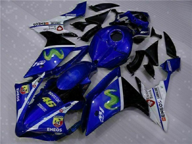 Bleu Kit Carénages Yamaha R1 07-08