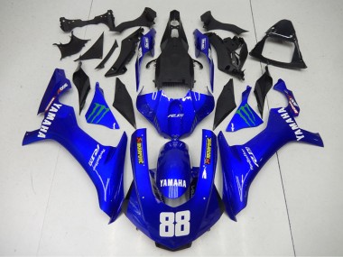 Bleu Monster 88 Carénage Yamaha R1 15-19