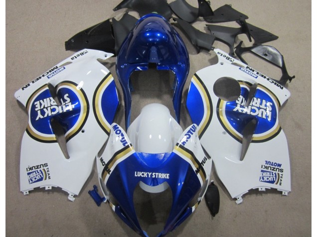 Bleu Motul Blanc Lucky Strike Carénage Suzuki GSXR 1300 Hayabusa 96-07