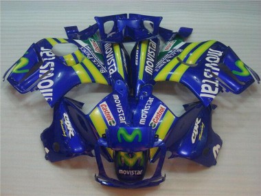 Bleu Movistar Castrol Carénage Honda CBR 600 F3 95-98