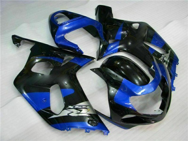 Bleu Noir Carénage Suzuki GSXR 600 / 750 K1 K2 K3 01-03