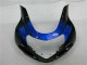 Bleu Noir Carénage Suzuki GSXR 600 / 750 K1 K2 K3 01-03