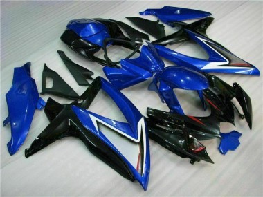 Bleu Noir Carénage Suzuki GSXR 600 / 750 K8 08-10