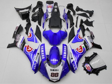 Bleu PATA 88 Carénage Yamaha R1 15-19