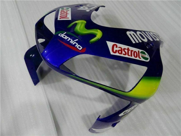 Bleu Vert Movistar Castrol Carénage Honda CBR 600 RR 03-04