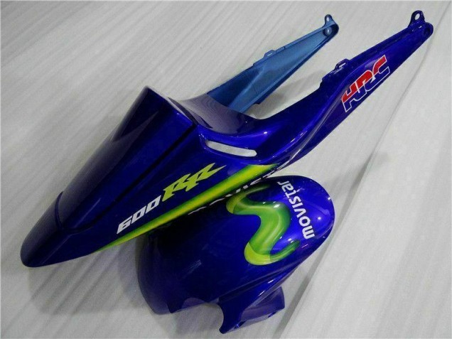 Bleu Vert Movistar Castrol Carénage Honda CBR 600 RR 03-04