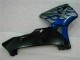 Bleu avec Argent Flamme Carénage Honda CBR 600 RR 03-04