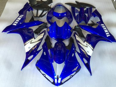 Brillant Bleu Blanc Carénage Yamaha R1 04-06