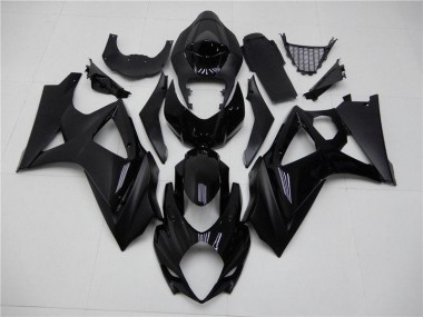 Brillant Noir Mat Carénage Suzuki GSXR 1000 K7 07-08