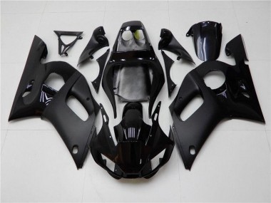 Brillant Noir Mat Carénage Yamaha R6 98-02