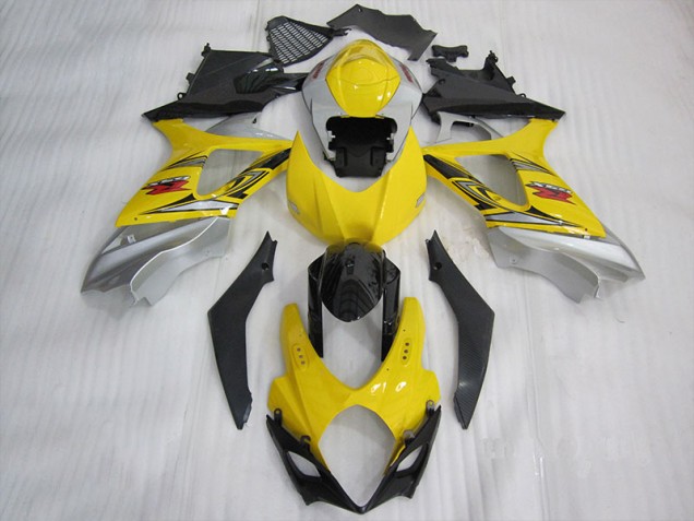 Jaune Noir Carénages Suzuki GSXR 1000 K7 07-08