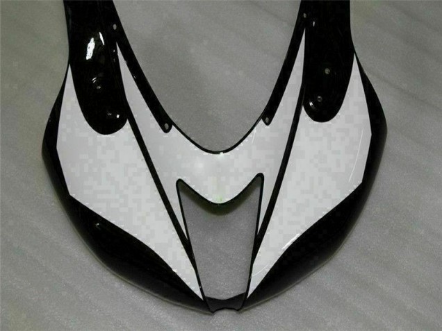 Noir Blanc Carénages Kawasaki ZX6R 07-08