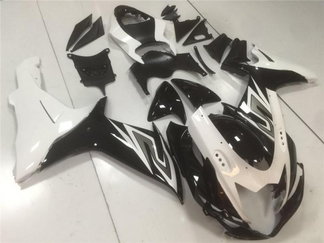 Noir Blanc Carénages Suzuki GSXR 600 / 750 K11 11-24