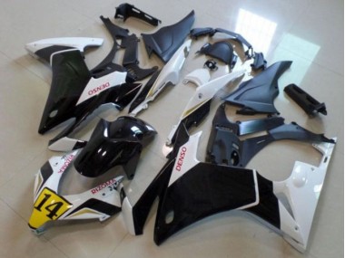 Noir Blanc Denso Rizoma 14 Carénage Honda CBR 500 RR 13-15