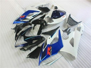 Noir Bleu Blanc Carénage Suzuki GSXR 1000 K5 05-06