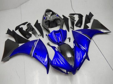 Noir Bleu Carénage Yamaha R1 12-14