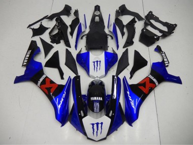 Noir Bleu Carrosserie Yamaha R1 15-19