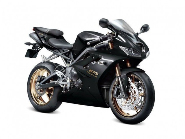 Noir Carénage Triumph Daytona 675 Triple 09-12