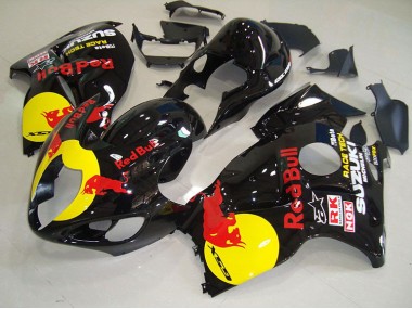 Noir Jaune Red Bull Carénage Suzuki GSXR 1300 Hayabusa 96-07