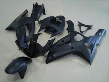 Noir Mat Carénages Kawasaki ZX6R 03-04
