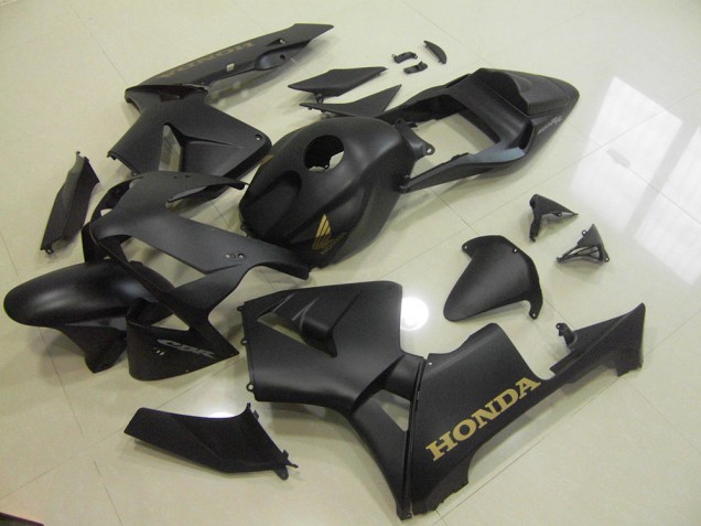 Noir Mat Or Carénage Honda CBR 600 RR 03-04