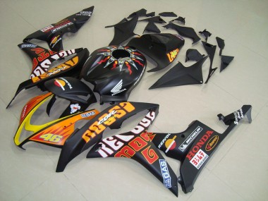 Noir Mat Rossi Carénage Honda CBR 600 RR 07-08