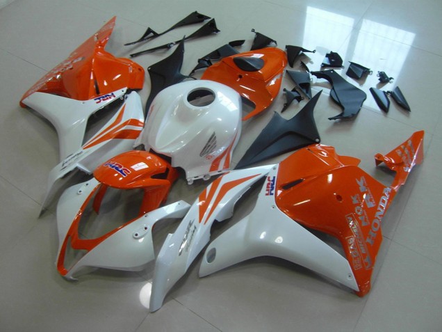 Orange Blanc Nacré Carénage Honda CBR 600 RR 09-12