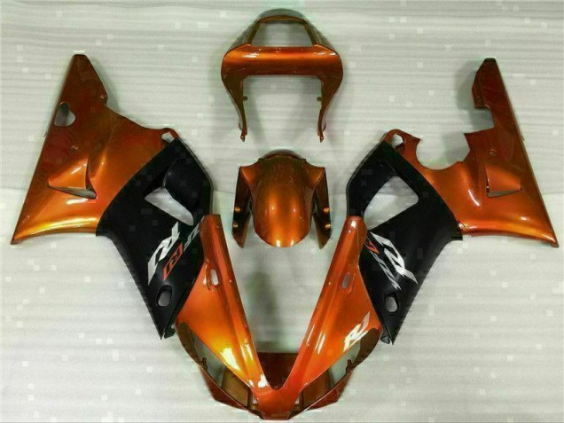 Orange Carénage Yamaha R1 00-01